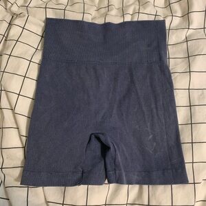high waisted ribbed athletic shorts!!
